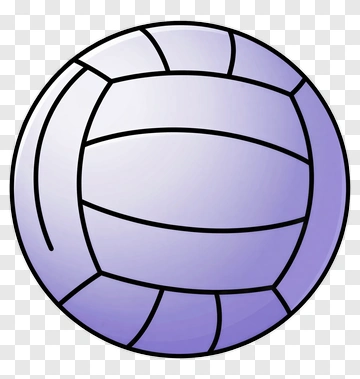 Purple Volleyball PNG