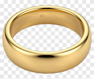 Gold Wedding Ring PNG