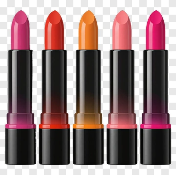 Colorful Lipstick Collection PNG