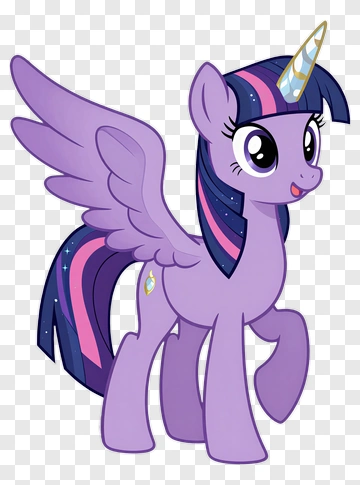 Cartoon Unicorn Pony With Wings PNG