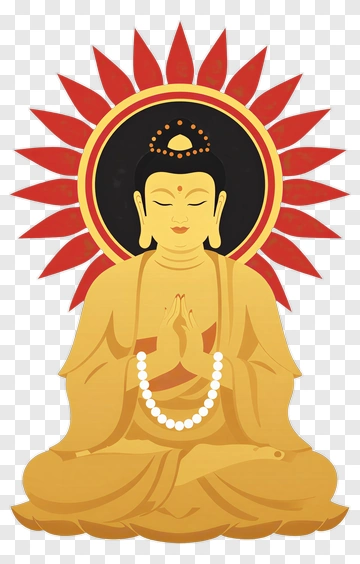 Buddha Sitting In Meditation PNG
