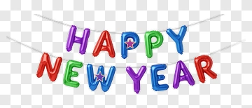 Happy New Year Banner PNG