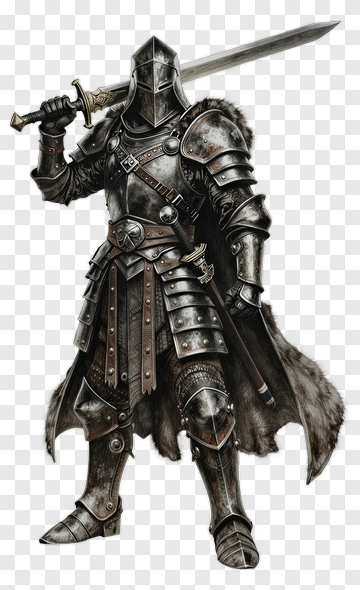 Knight Holding A Sword PNG