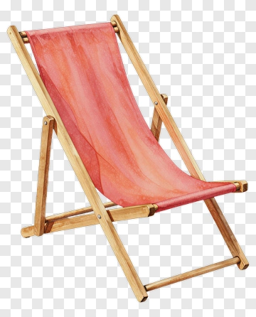 Watercolor Deck Chair PNG
