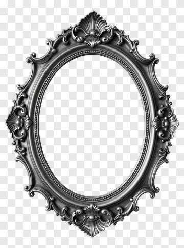 Decorative Vintage Picture Frame PNG