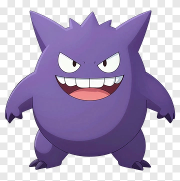 Gengar Pokémon Character PNG