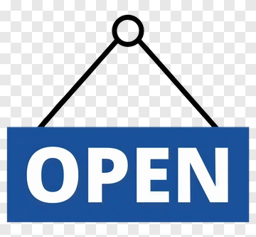 Open Sign PNG