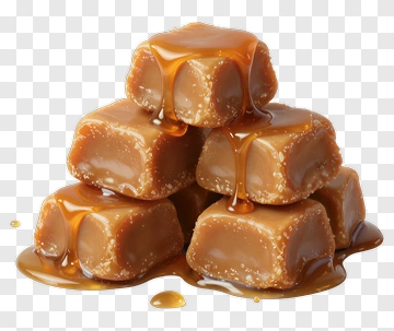 Caramel Candy Stack PNG