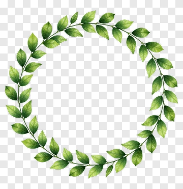 Green Leaf Wreath PNG