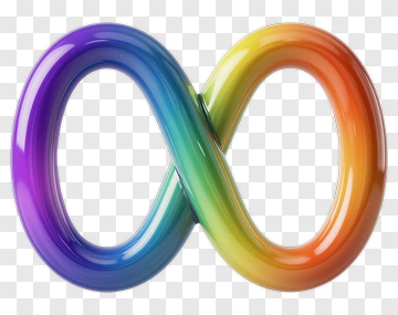 Colorful Infinity Symbol PNG