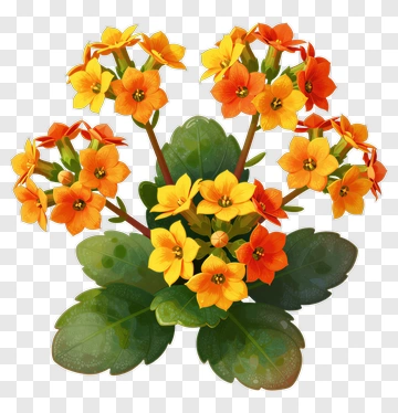 Colorful Flower Bouquet PNG