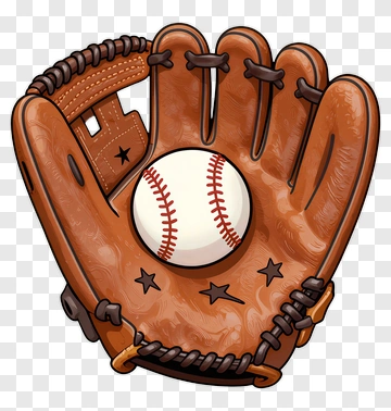 Baseball Glove With A Ball PNG