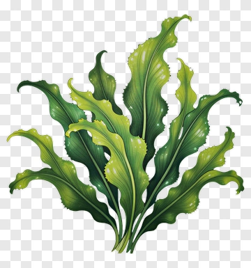 Colorful Green Seaweed PNG