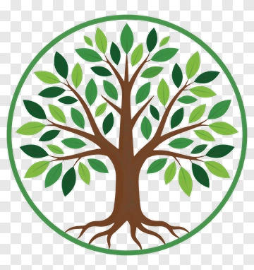 Colorful Tree With Green Leaves PNG