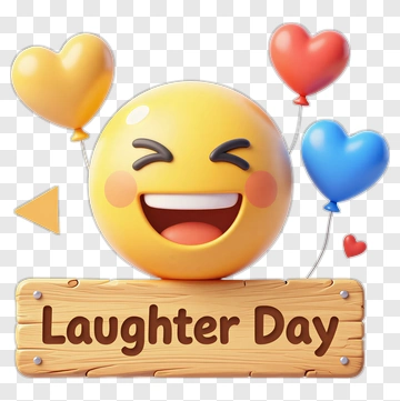 Happy Emoji Celebrating Laughter Day PNG