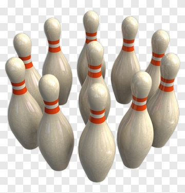 Bowling Pins Arrangement PNG