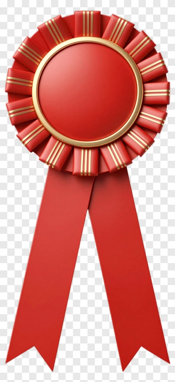 Red Award Ribbon PNG
