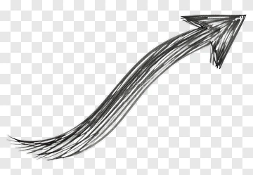 Sketch Arrow Pointing Upwards PNG