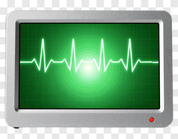 Heart Rate Monitor Display PNG