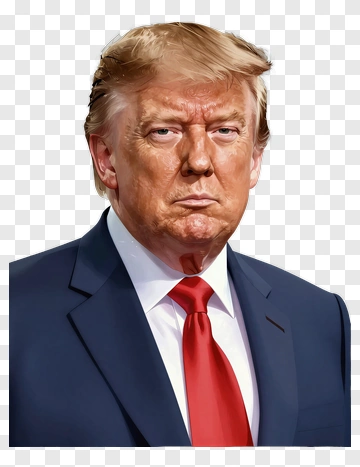 Man In A Suit With A Red Tie PNG