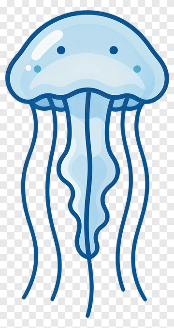 Cartoon Jellyfish PNG