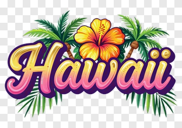 Hawaii Floral Design PNG