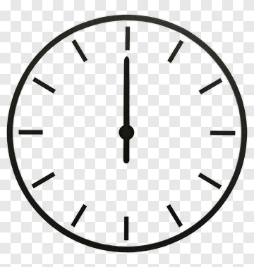 Clock Face Showing Time PNG