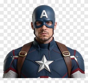 Superhero Character In Costume PNG