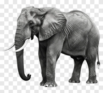 Realistic Elephant PNG