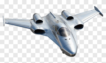 Futuristic Jet Aircraft PNG