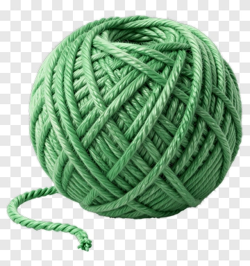 Green Yarn Ball PNG
