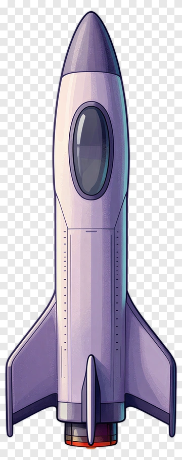 Cartoon Rocket PNG