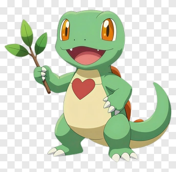 Cartoon Character Holding A Branch PNG
