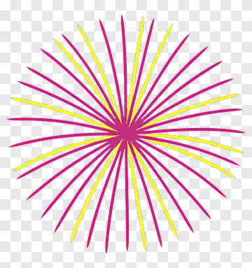 Colorful Starburst Design PNG