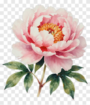 Pink Peony Flower PNG