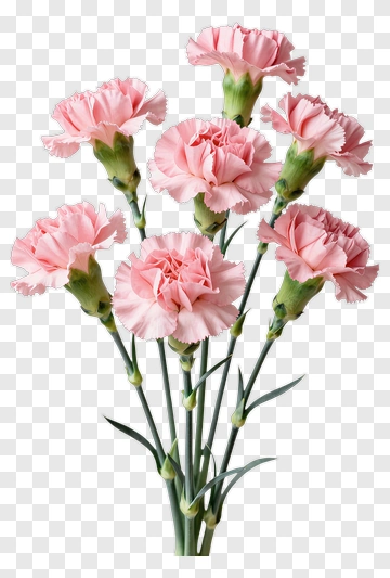 Pink Carnation Bouquet PNG