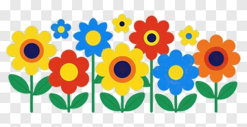 Colorful Flower Bouquet PNG