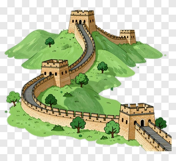 Cartoon Great Wall Of China PNG