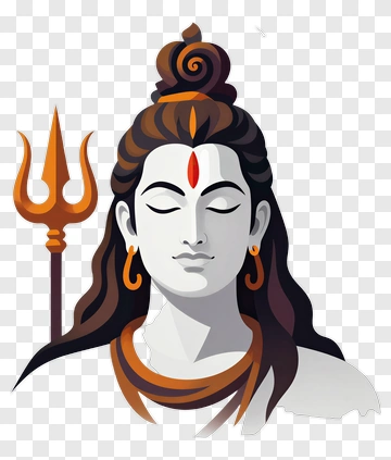Hindu God Shiva Illustration PNG