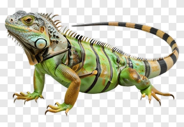 Realistic Iguana PNG