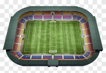 Football Stadium Aerial View PNG