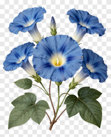Blue Flower Bouquet PNG