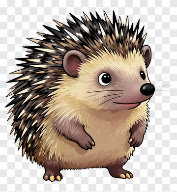 Cartoon Hedgehog PNG