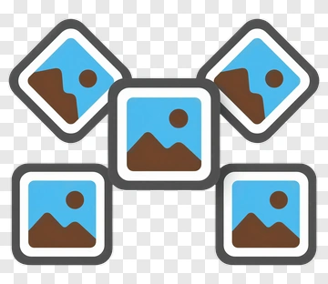 Image Gallery Icon Set PNG