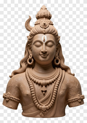 Clay Statue Of Hindu God Shiva PNG
