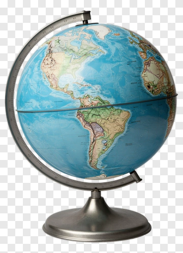 Globe On Stand PNG