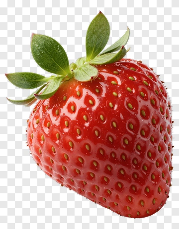 Fresh Red Strawberry PNG