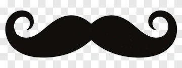 Black Mustache PNG