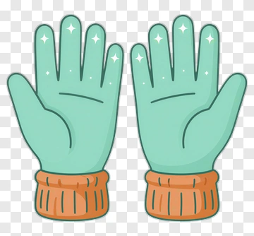 Cartoon Gloves PNG