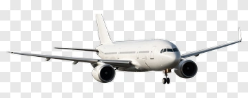 Commercial Airplane In Flight PNG